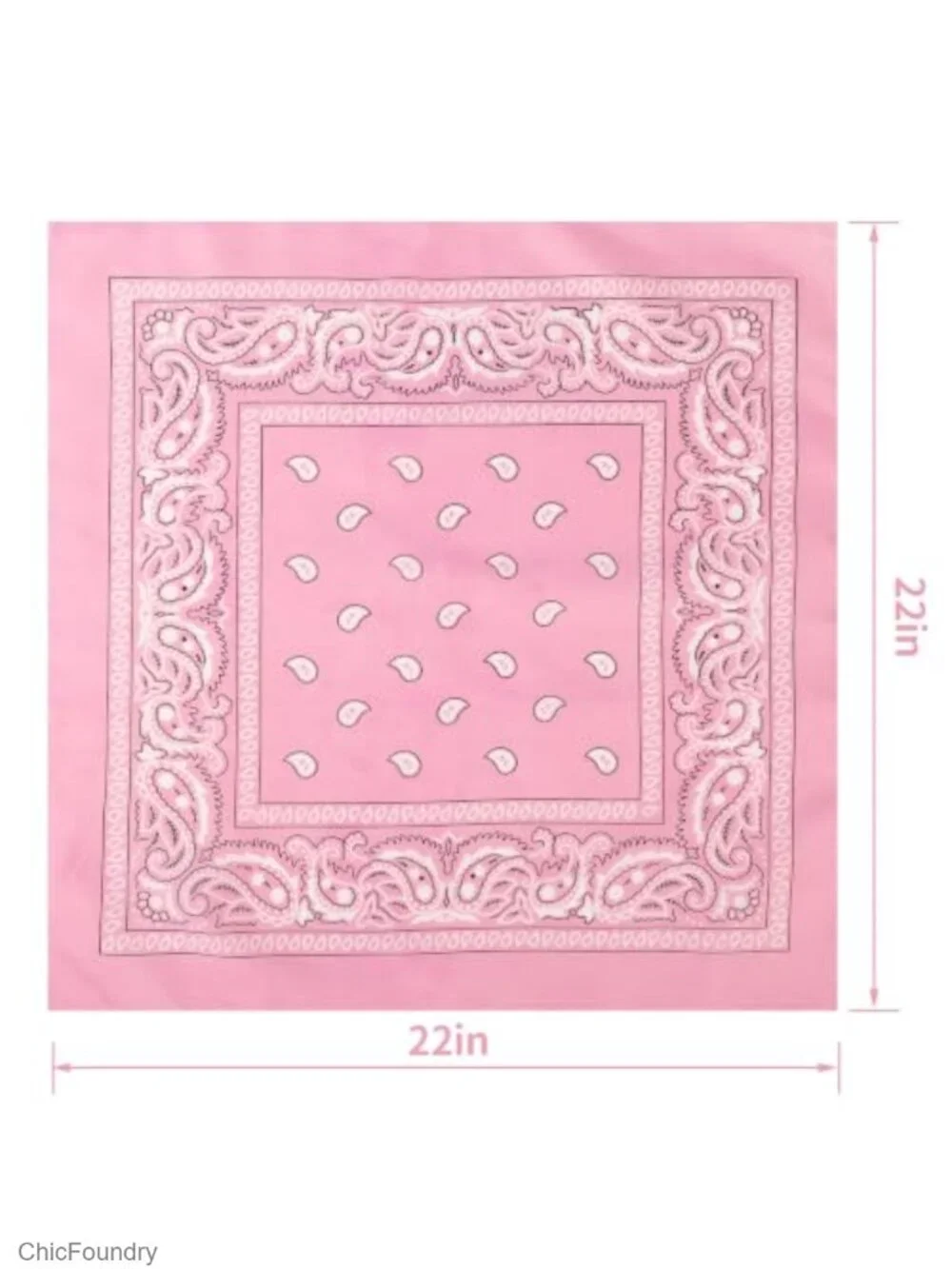 Polyester Bandana 12 Pack Head Scarf 22in Multi-Use